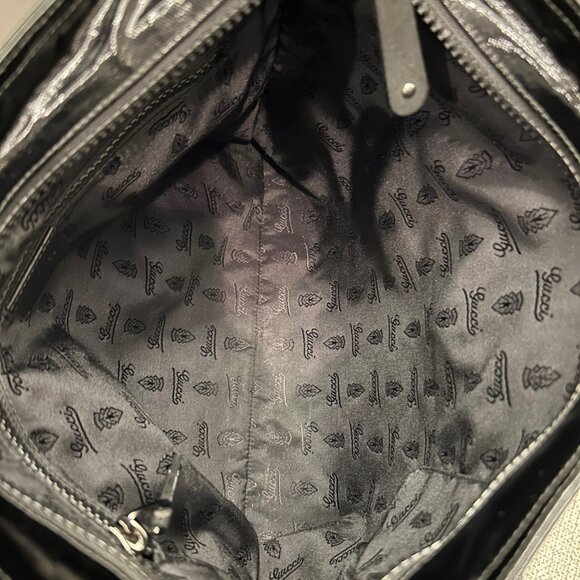 Authentic Vintage Patent Leather Gucci Crossbody - Picture 9 of 10